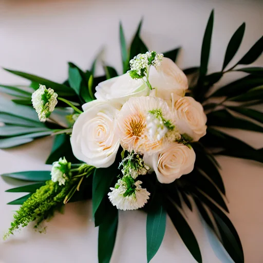 Handmade crafting materials and tools arranged beautifully